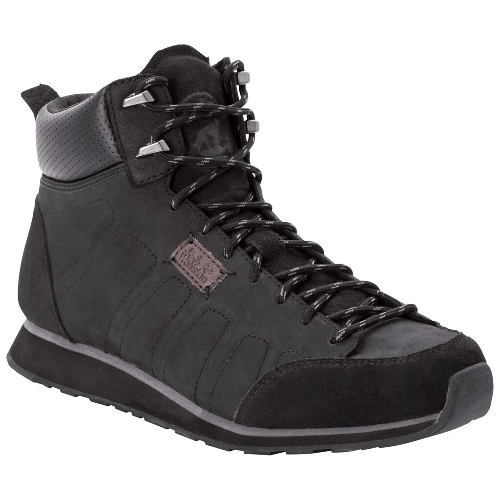 Jack Wolfskin MOUNTAIN DNA LT MID Chaussures Homme Noir/Gris - LQAHUTX-32